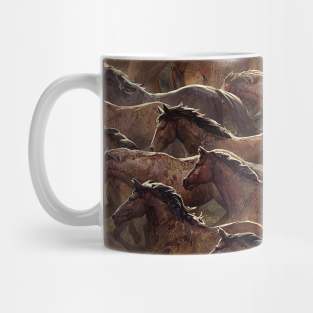 Majestic Herd of Horses Mug